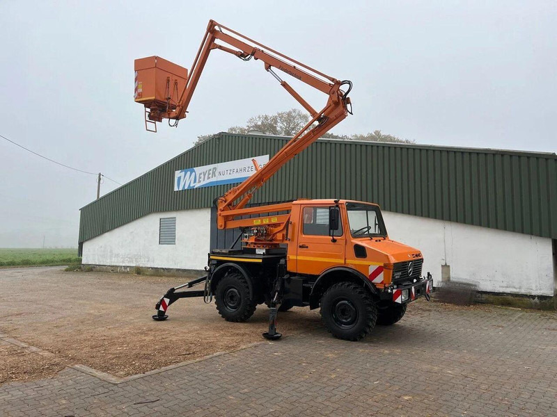 Mercedes-Benz Unimog 1200 4x4 - Lifting basket - Podnośnik koszowy w samochody ciężarowe, Samochod ciężarowy z HDS: zdjęcie 4 Mercedes-Benz Unimog 1200 4x4 - Lifting basket - Podnośnik koszowy w samochody ciężarowe, Samochod ciężarowy z HDS: zdjęcie 4