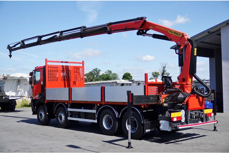 Renault C 430 / 8x4 / SKRZYNIOWY 7 M + HDS PALFINGER PK 2300-EH / WYSÓW - Samochód ciężarowy skrzyniowy/ Platforma, Samochod ciężarowy z HDS: zdjęcie 3 Renault C 430 / 8x4 / SKRZYNIOWY 7 M + HDS PALFINGER PK 2300-EH / WYSÓW - Samochód ciężarowy skrzyniowy/ Platforma, Samochod ciężarowy z HDS: zdjęcie 3