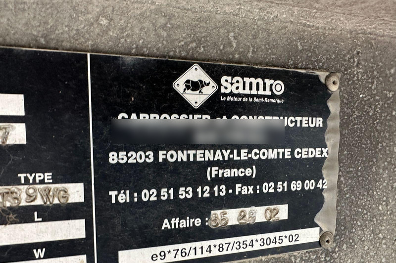 Naczepa chłodnia Samro: zdjęcie 11 Naczepa chłodnia Samro: zdjęcie 11