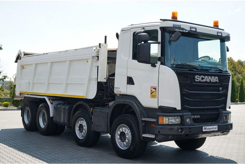 Scania G 410 / 8X4 / ZABUDOWA SAMOWYŁADOWCZA DO ASFALTU / 2X HYDROKLAPA - Rozściełacz do asfaltu: zdjęcie 5 Scania G 410 / 8X4 / ZABUDOWA SAMOWYŁADOWCZA DO ASFALTU / 2X HYDROKLAPA - Rozściełacz do asfaltu: zdjęcie 5