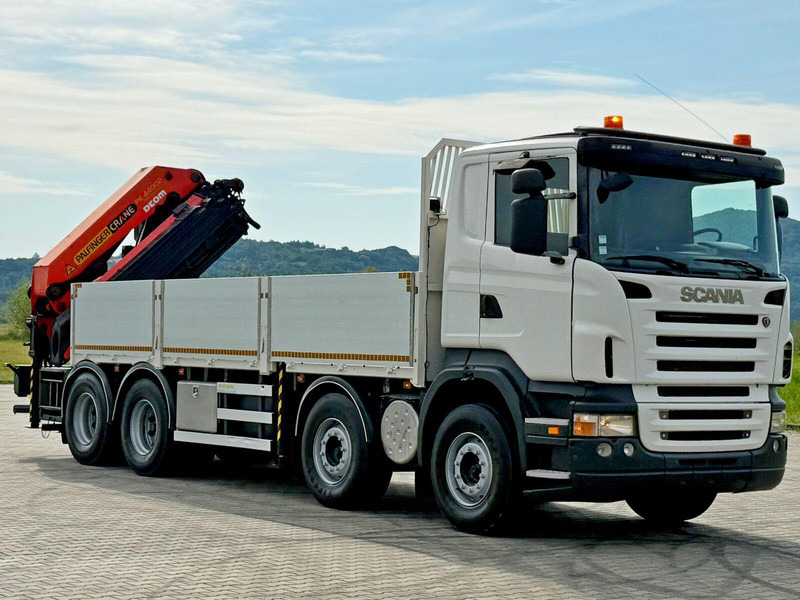 Scania R 420 PRITSCHE 6,47 m * PK 44002/FUNK * 8x4 /TOP - Samochód ciężarowy skrzyniowy/ Platforma, Samochod ciężarowy z HDS: zdjęcie 3 Scania R 420 PRITSCHE 6,47 m * PK 44002/FUNK * 8x4 /TOP - Samochód ciężarowy skrzyniowy/ Platforma, Samochod ciężarowy z HDS: zdjęcie 3