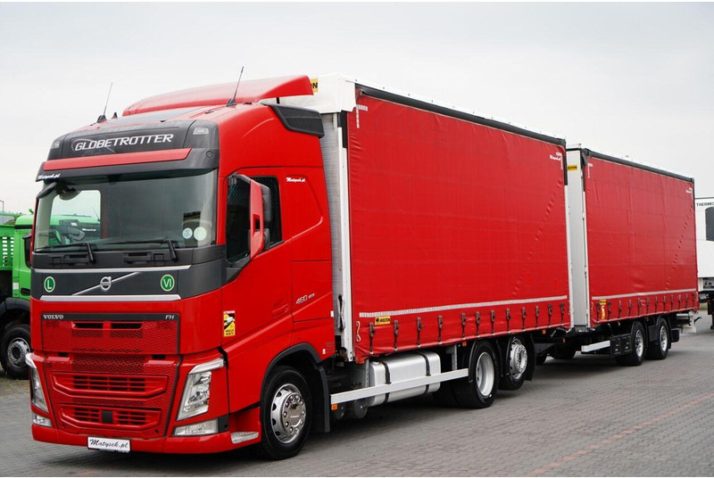 Volvo FH 460 / ZESTAW TANDEM 120 M3 / PRZEJAZDOWY / I-PARK COOL / WIEL - Samochód ciężarowy plandeka: zdjęcie 2 Volvo FH 460 / ZESTAW TANDEM 120 M3 / PRZEJAZDOWY / I-PARK COOL / WIEL - Samochód ciężarowy plandeka: zdjęcie 2