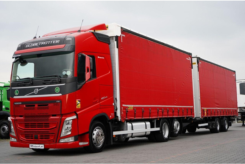 Volvo FH 460 / ZESTAW TANDEM 120 M3 / PRZEJAZDOWY / I-PARK COOL / WIEL - Samochód ciężarowy plandeka: zdjęcie 1 Volvo FH 460 / ZESTAW TANDEM 120 M3 / PRZEJAZDOWY / I-PARK COOL / WIEL - Samochód ciężarowy plandeka: zdjęcie 1