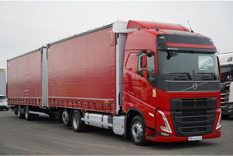 Volvo FH 460 / ZESTAW TANDEM / 120 M3 / PRZEJAZDOWY / I-SAVE / I-PARK - Samochód ciężarowy plandeka: zdjęcie 1 Volvo FH 460 / ZESTAW TANDEM / 120 M3 / PRZEJAZDOWY / I-SAVE / I-PARK - Samochód ciężarowy plandeka: zdjęcie 1