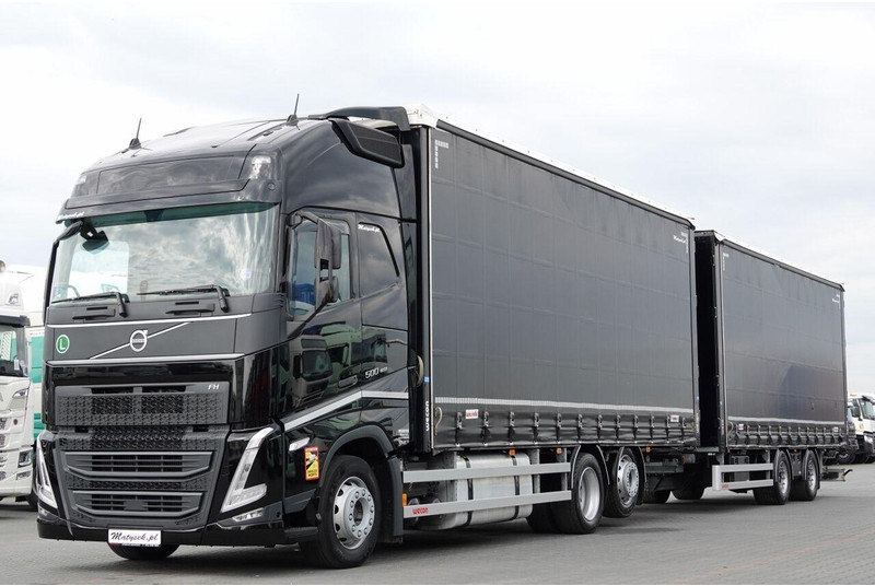 Volvo FH 500 / I-SAVE / XL / ZESTAW TANDEM PRZEJAZDOWY 120 M3 / 2023 / - Samochód ciężarowy plandeka: zdjęcie 4 Volvo FH 500 / I-SAVE / XL / ZESTAW TANDEM PRZEJAZDOWY 120 M3 / 2023 / - Samochód ciężarowy plandeka: zdjęcie 4
