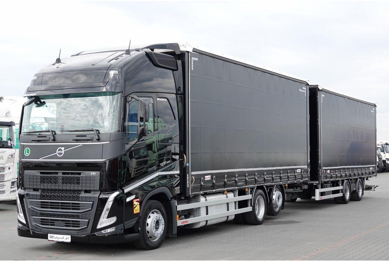 Volvo FH 500 / I-SAVE / XL / ZESTAW TANDEM PRZEJAZDOWY 120 M3 / 2023 / - Samochód ciężarowy plandeka: zdjęcie 3 Volvo FH 500 / I-SAVE / XL / ZESTAW TANDEM PRZEJAZDOWY 120 M3 / 2023 / - Samochód ciężarowy plandeka: zdjęcie 3