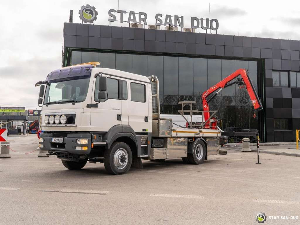 MAN TGM 13.290 4x4 FASSI F40B22 Crane Camper DOKA - Samochod ciężarowy z HDS: zdjęcie 1 MAN TGM 13.290 4x4 FASSI F40B22 Crane Camper DOKA - Samochod ciężarowy z HDS: zdjęcie 1