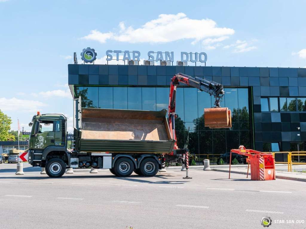 MAN TGS 35.480 PALFINGER PK 20002 HDS Grapple Tippe - Wywrotka: zdjęcie 1 MAN TGS 35.480 PALFINGER PK 20002 HDS Grapple Tippe - Wywrotka: zdjęcie 1