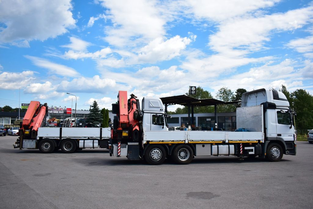Samochod ciężarowy z HDS, Samochód ciężarowy skrzyniowy/ Platforma Mercedes-Benz ACTROS 2546 6x2 Palfinger PK 50002 EURO 5 Cran .: zdjęcie 9