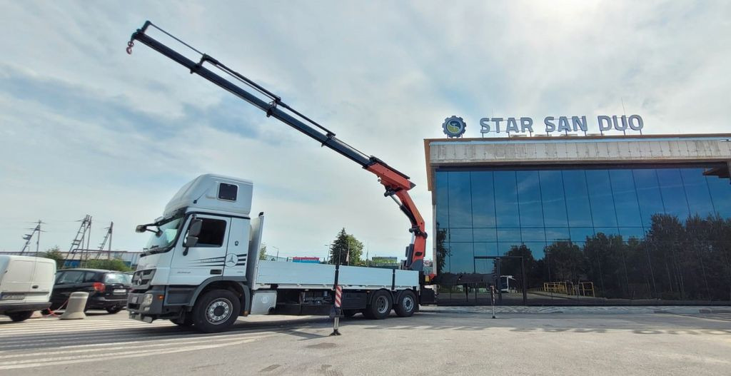 Samochod ciężarowy z HDS, Samochód ciężarowy skrzyniowy/ Platforma Mercedes-Benz ACTROS 2546 6x2 Palfinger PK 50002 EURO 5 Cran .: zdjęcie 6