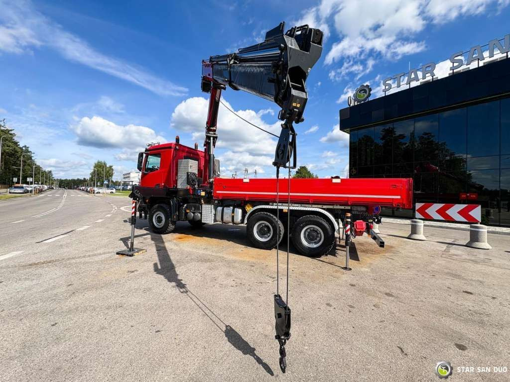 Mercedes-Benz AROCS 3345 6x6 HMF 3220 Winch Crane Tipper - Wywrotka: zdjęcie 4 Mercedes-Benz AROCS 3345 6x6 HMF 3220 Winch Crane Tipper - Wywrotka: zdjęcie 4