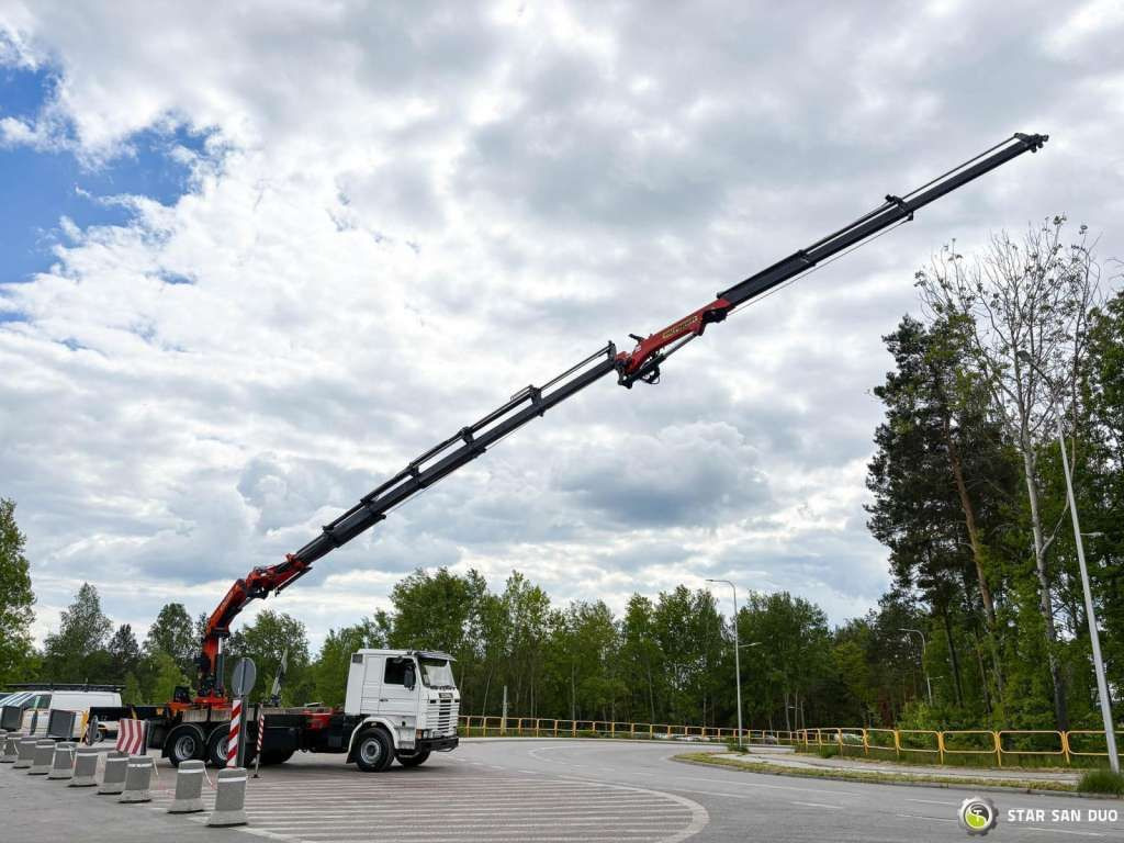 Scania R143 HL 6x2 PALFINGER PK44002 Crane Kran - Samochod ciężarowy z HDS: zdjęcie 2 Scania R143 HL 6x2 PALFINGER PK44002 Crane Kran - Samochod ciężarowy z HDS: zdjęcie 2