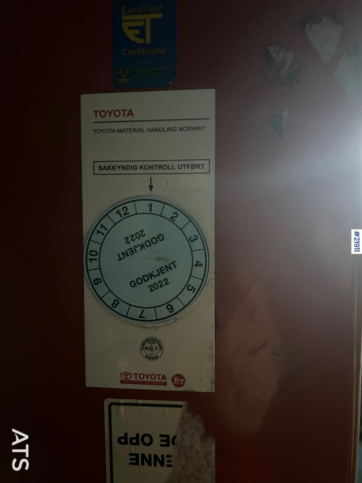 Wózek widłowy elektryczny BT OP 1000 HSE Elektrisk truck: zdjęcie 16 Wózek widłowy elektryczny BT OP 1000 HSE Elektrisk truck: zdjęcie 16