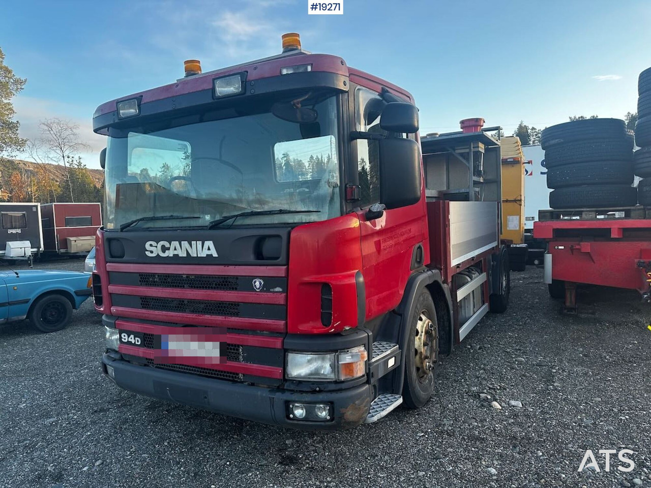 Scania P94 bufferbil m/ Euroskilt pute. Lav km - Komunalne/ Specjalistyczne, Samochód ciężarowy: zdjęcie 3 Scania P94 bufferbil m/ Euroskilt pute. Lav km - Komunalne/ Specjalistyczne, Samochód ciężarowy: zdjęcie 3