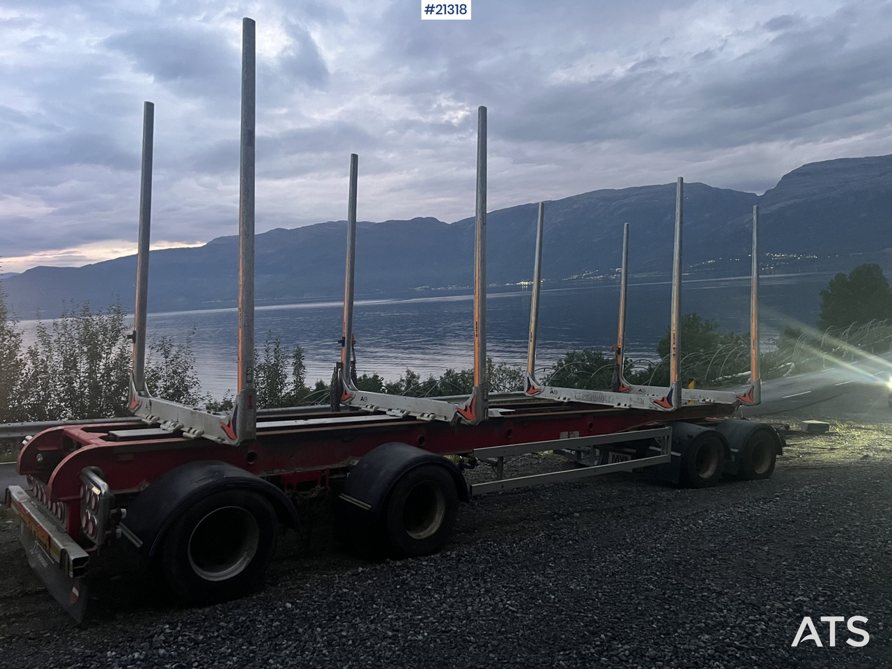 MVB10 MVB10-FLS4 4 akslet 2014 MVB10-FLS4 4 akslet Tømmerhenger - Przyczepa do drewna: zdjęcie 4 MVB10 MVB10-FLS4 4 akslet 2014 MVB10-FLS4 4 akslet Tømmerhenger - Przyczepa do drewna: zdjęcie 4