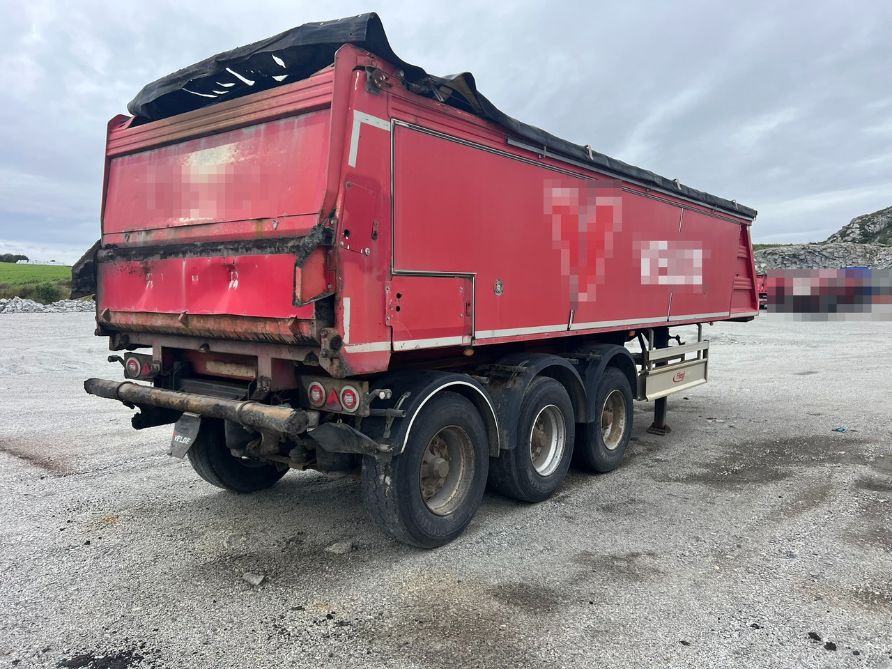 Fliegl Fahrzeugbau ass 372 Asfalt semi m/ Push off system og El.kapell - Naczepa, Maszyna drogowa: zdjęcie 2 Fliegl Fahrzeugbau ass 372 Asfalt semi m/ Push off system og El.kapell - Naczepa, Maszyna drogowa: zdjęcie 2