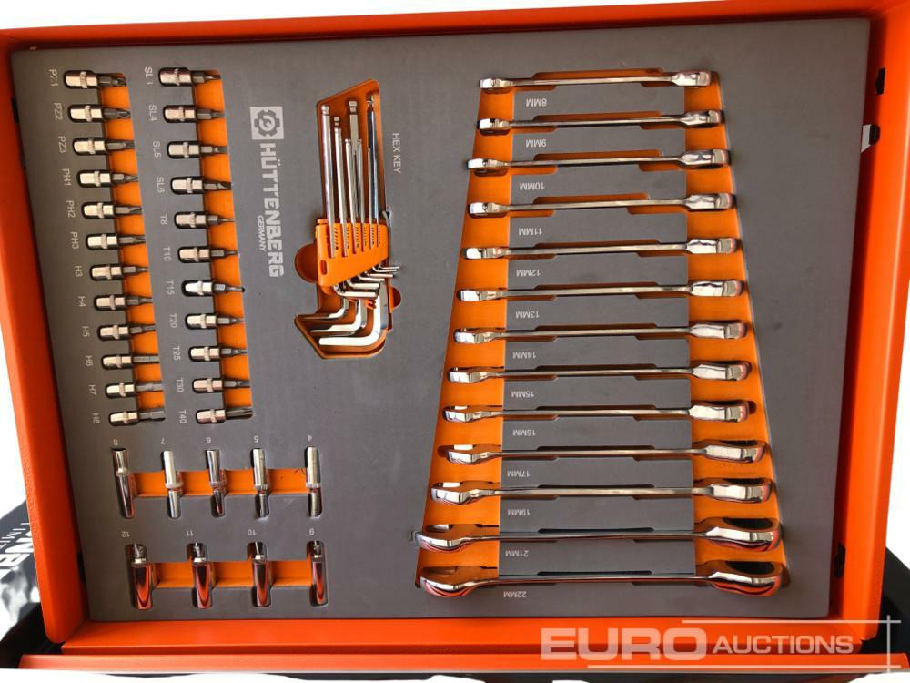 Unused Hüttenberg Tool Trolley, 6 Drawers with Tools - Wyposażenie garażu/ Warsztatów: zdjęcie 5 Unused Hüttenberg Tool Trolley, 6 Drawers with Tools - Wyposażenie garażu/ Warsztatów: zdjęcie 5