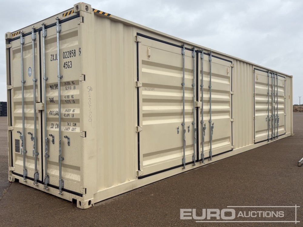 2025 40' x 8' High Cube Container, 4 Side Doors, 1 End Door - Kontener morski: zdjęcie 1 2025 40' x 8' High Cube Container, 4 Side Doors, 1 End Door - Kontener morski: zdjęcie 1