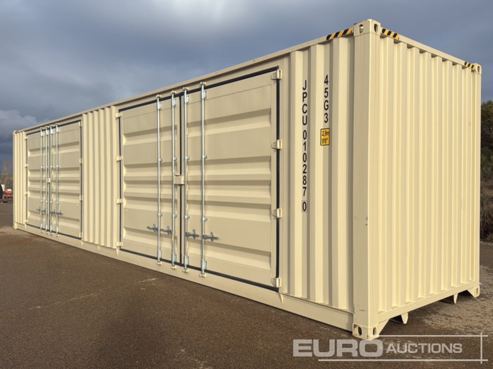 2025 40' x 8' High Cube Container, 4 Side Doors, 1 End Door - Kontener morski: zdjęcie 2 2025 40' x 8' High Cube Container, 4 Side Doors, 1 End Door - Kontener morski: zdjęcie 2