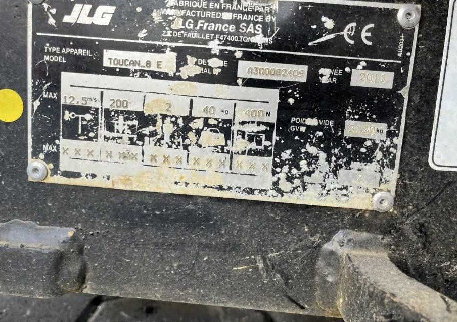 JLG Toucan 8E - Podnośnik teleskopowy: zdjęcie 4 JLG Toucan 8E - Podnośnik teleskopowy: zdjęcie 4