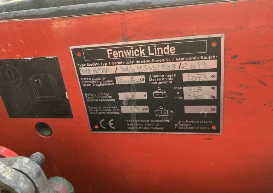Linde D12AP - Wózek wys. podnoszenia: zdjęcie 4 Linde D12AP - Wózek wys. podnoszenia: zdjęcie 4