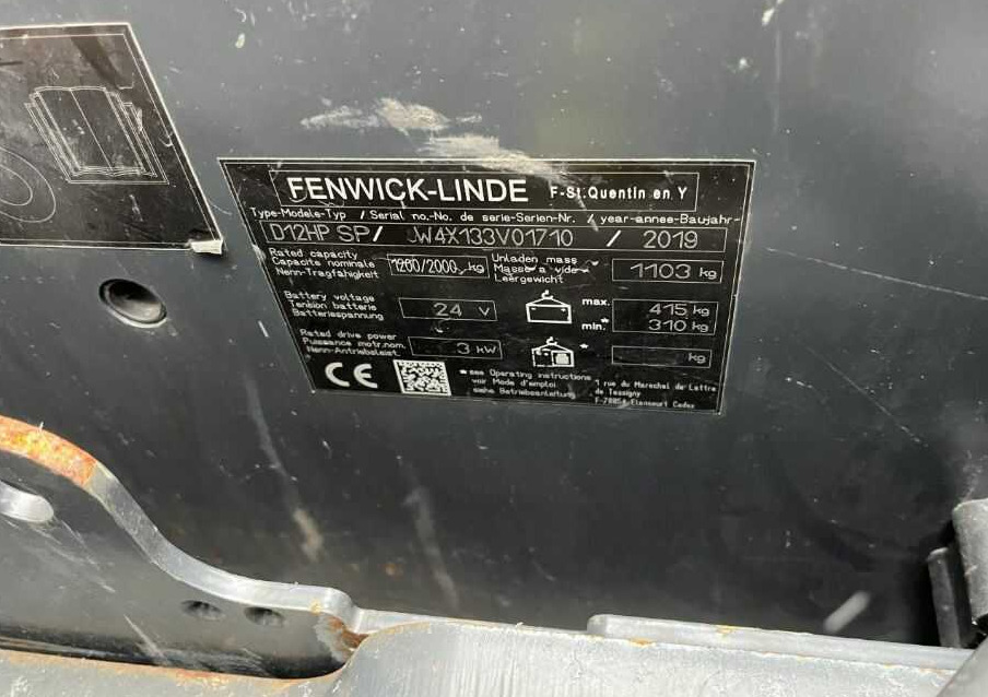 Linde D12HPSP - Wózek wys. podnoszenia: zdjęcie 4 Linde D12HPSP - Wózek wys. podnoszenia: zdjęcie 4