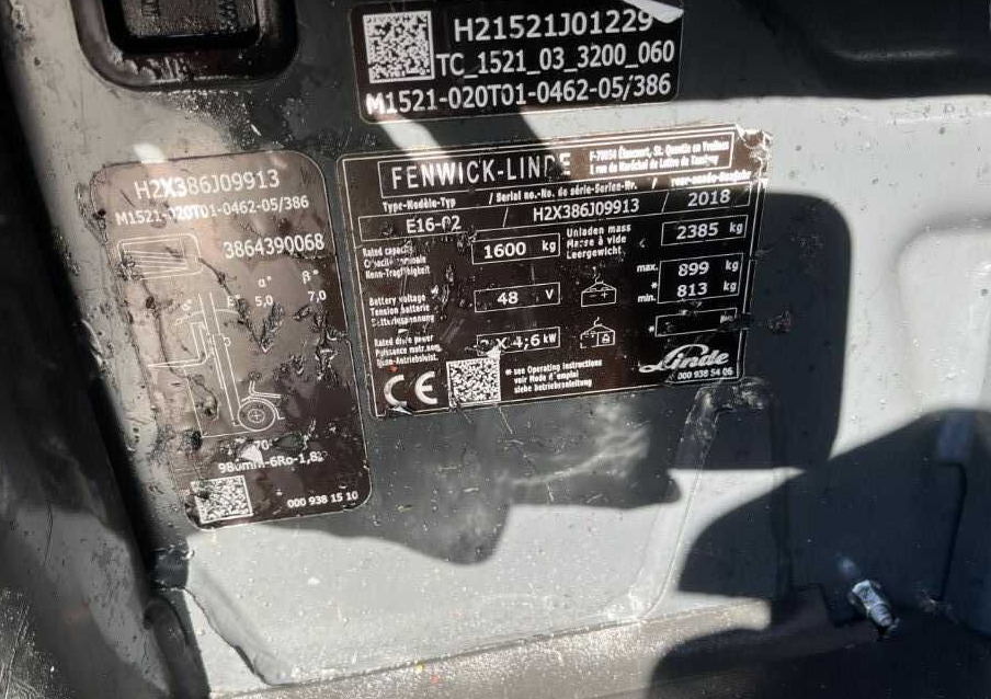 Linde E16-02 - Wózek widłowy elektryczny: zdjęcie 4 Linde E16-02 - Wózek widłowy elektryczny: zdjęcie 4