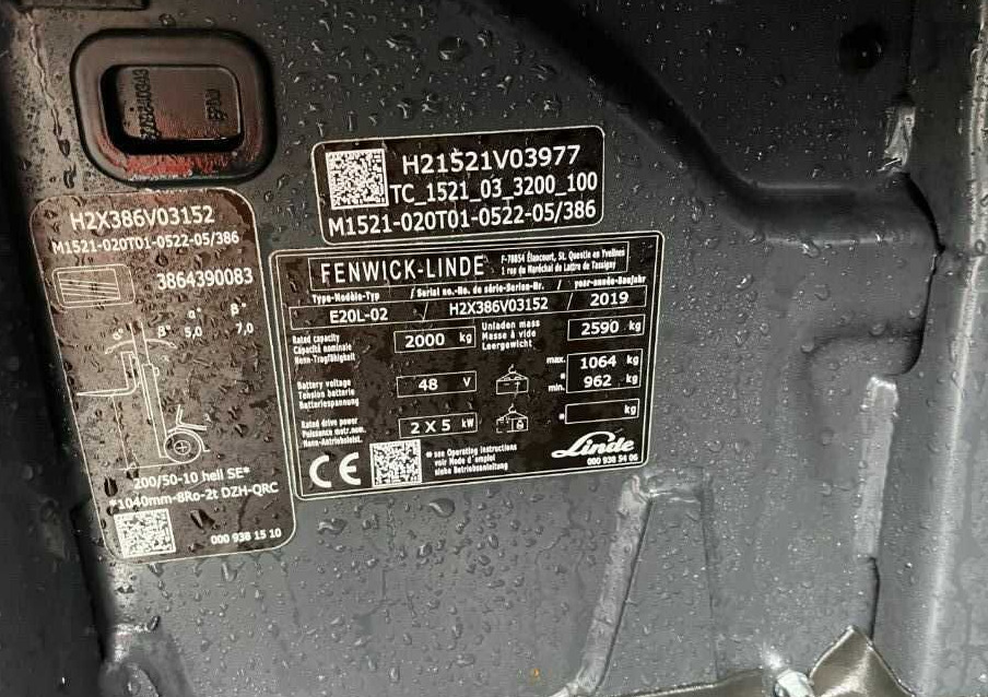 Linde E20L-02 - Wózek widłowy elektryczny: zdjęcie 4 Linde E20L-02 - Wózek widłowy elektryczny: zdjęcie 4