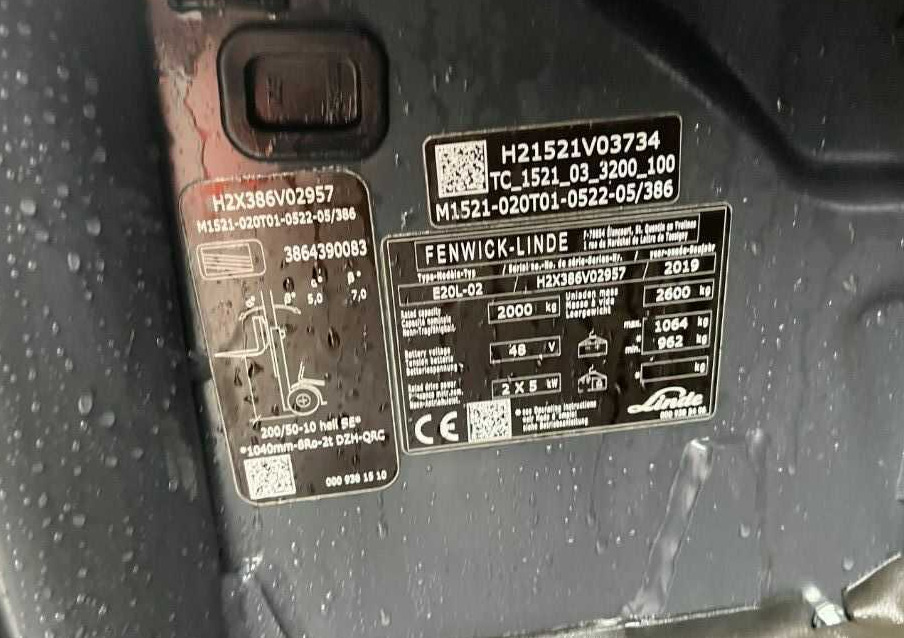 Linde E20L-02 - Wózek widłowy elektryczny: zdjęcie 4 Linde E20L-02 - Wózek widłowy elektryczny: zdjęcie 4