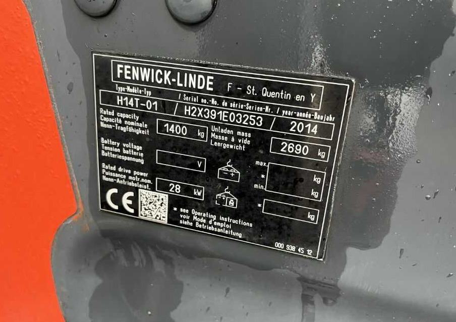 Linde H14T-01 - Wózek widłowy gazowy: zdjęcie 4 Linde H14T-01 - Wózek widłowy gazowy: zdjęcie 4