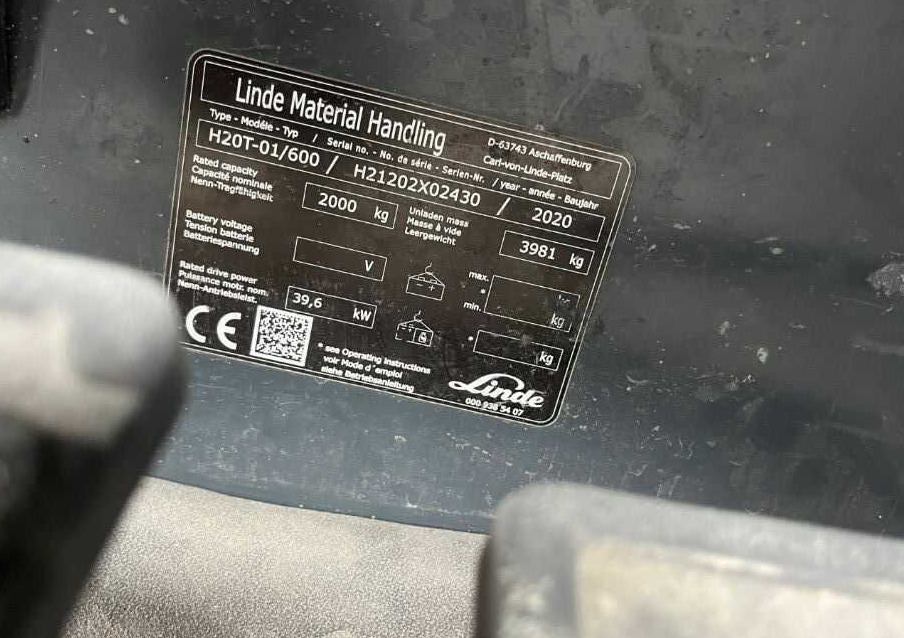 Linde H20T-01/600 - Wózek widłowy gazowy: zdjęcie 4 Linde H20T-01/600 - Wózek widłowy gazowy: zdjęcie 4