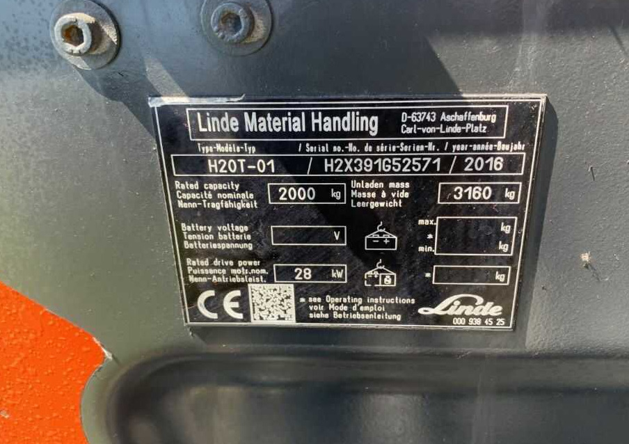 Linde H20T-01 - Wózek widłowy gazowy: zdjęcie 3 Linde H20T-01 - Wózek widłowy gazowy: zdjęcie 3