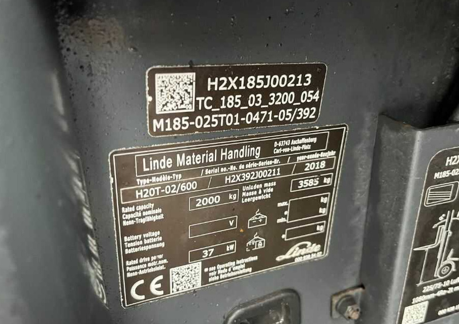 Linde H20T-02/600 - Wózek widłowy gazowy: zdjęcie 4 Linde H20T-02/600 - Wózek widłowy gazowy: zdjęcie 4