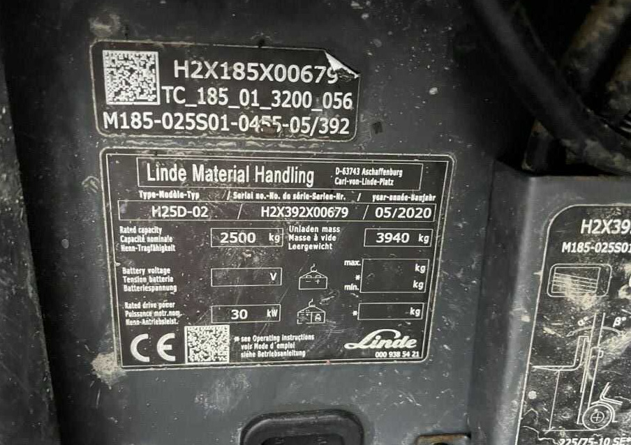 Linde H25D-02 - Wózek widłowy diesel: zdjęcie 4 Linde H25D-02 - Wózek widłowy diesel: zdjęcie 4