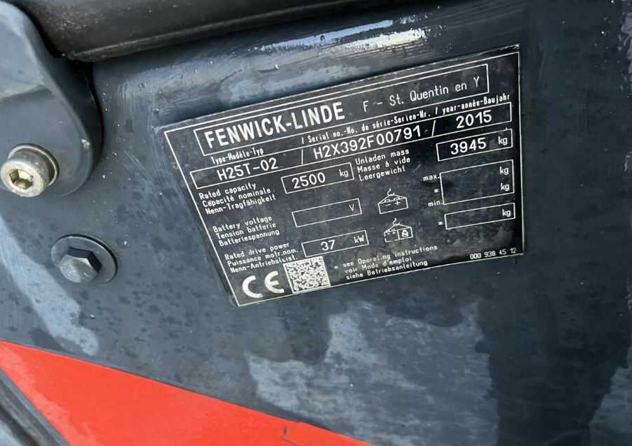 Linde H25T-01 - Wózek widłowy gazowy: zdjęcie 4 Linde H25T-01 - Wózek widłowy gazowy: zdjęcie 4