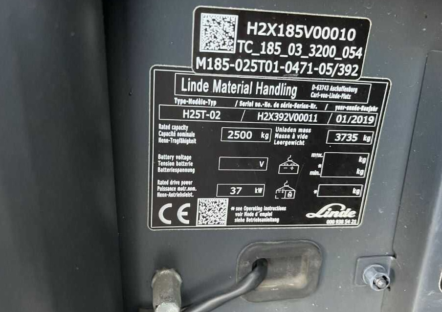 Linde H25T-02 - Wózek widłowy gazowy: zdjęcie 4 Linde H25T-02 - Wózek widłowy gazowy: zdjęcie 4