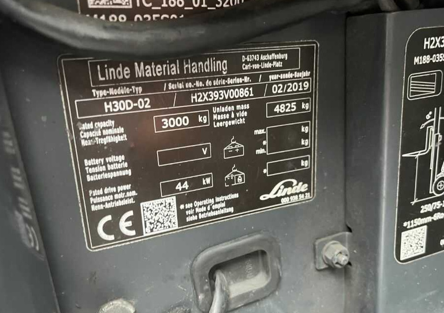 Linde H30D-02 - Wózek widłowy diesel: zdjęcie 4 Linde H30D-02 - Wózek widłowy diesel: zdjęcie 4