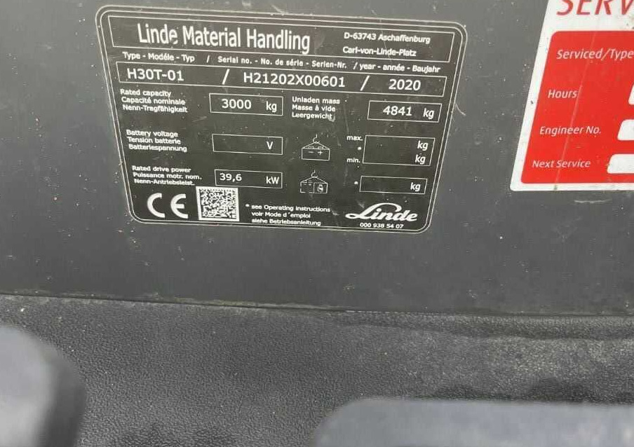 Linde H30T-01 - Wózek widłowy gazowy: zdjęcie 4 Linde H30T-01 - Wózek widłowy gazowy: zdjęcie 4
