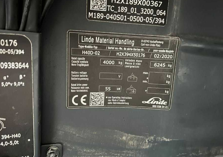 Linde H40D-02 - Wózek widłowy diesel: zdjęcie 4 Linde H40D-02 - Wózek widłowy diesel: zdjęcie 4