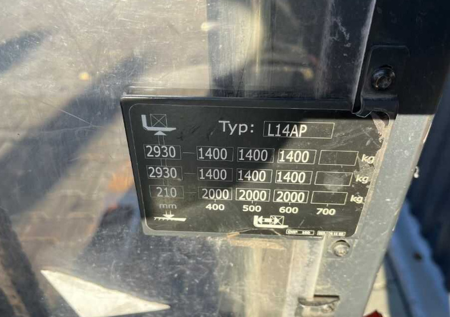 Linde L14AP - Wózek wys. podnoszenia: zdjęcie 5 Linde L14AP - Wózek wys. podnoszenia: zdjęcie 5