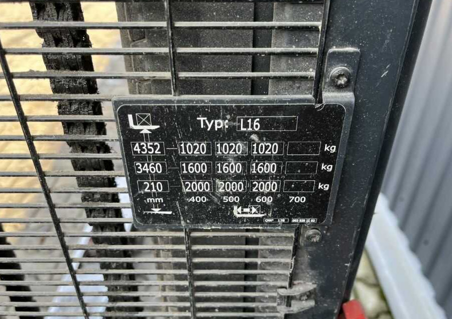 Linde L16 - Wózek wys. podnoszenia: zdjęcie 5 Linde L16 - Wózek wys. podnoszenia: zdjęcie 5