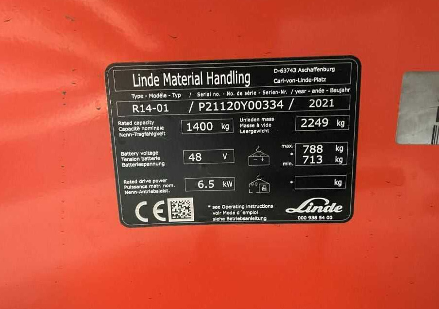 Linde R14-01 - Reach truck: zdjęcie 4 Linde R14-01 - Reach truck: zdjęcie 4