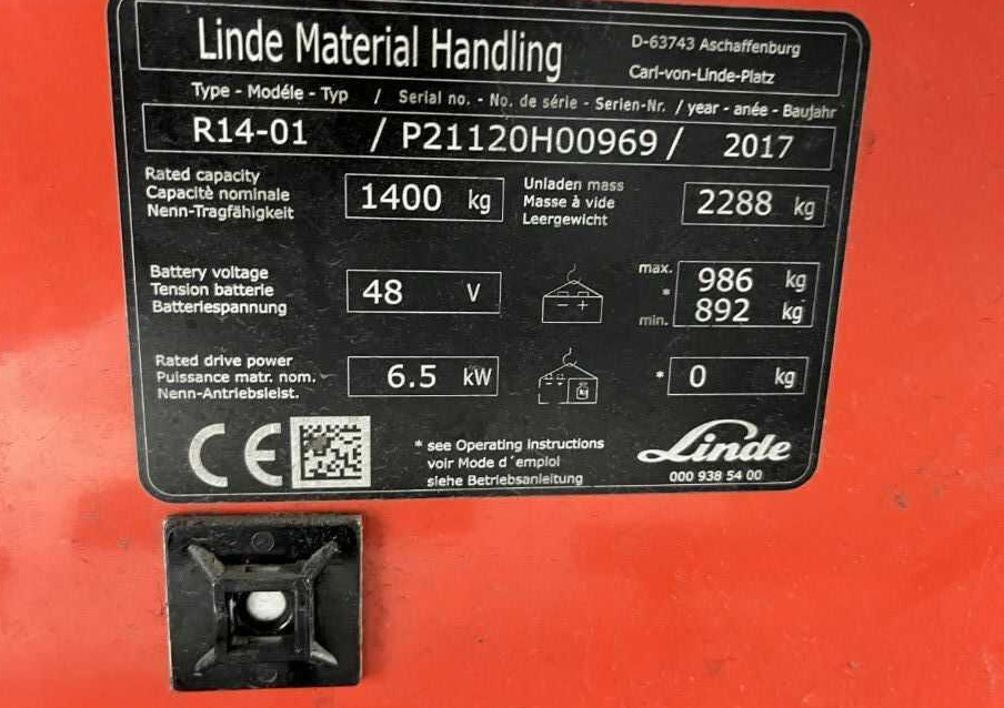 Linde R14-01 - Reach truck: zdjęcie 4 Linde R14-01 - Reach truck: zdjęcie 4