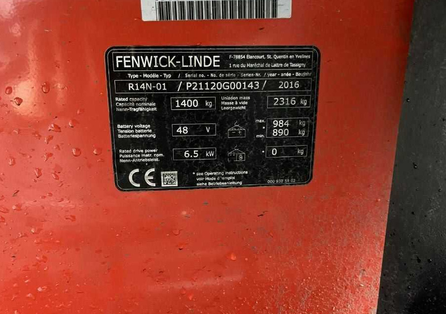 Linde R14SN - Reach truck: zdjęcie 4 Linde R14SN - Reach truck: zdjęcie 4