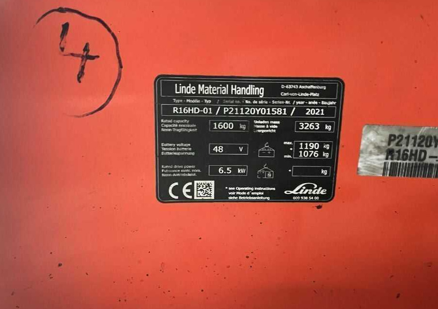 Linde R16HD-01 - Reach truck: zdjęcie 4 Linde R16HD-01 - Reach truck: zdjęcie 4