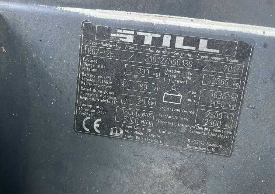 Still R07-25 - Ciągnik akumulatorowy: zdjęcie 4 Still R07-25 - Ciągnik akumulatorowy: zdjęcie 4