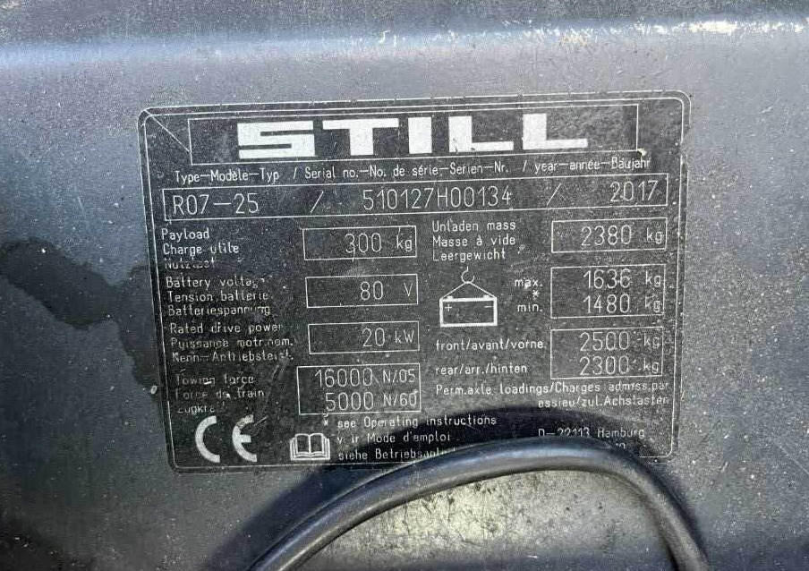 Still R07-25 - Ciągnik akumulatorowy: zdjęcie 4 Still R07-25 - Ciągnik akumulatorowy: zdjęcie 4