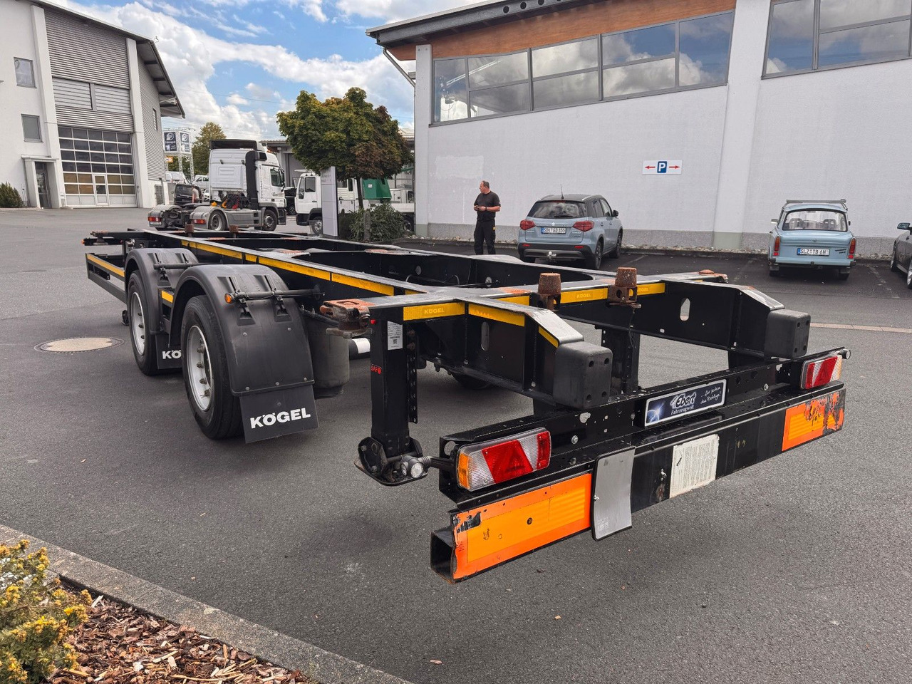 Kögel ZW 18 Lafette SAF Achsen 15.910kg Nutzlast - Przyczepa kontenerowiec/ System wymienny: zdjęcie 3 Kögel ZW 18 Lafette SAF Achsen 15.910kg Nutzlast - Przyczepa kontenerowiec/ System wymienny: zdjęcie 3