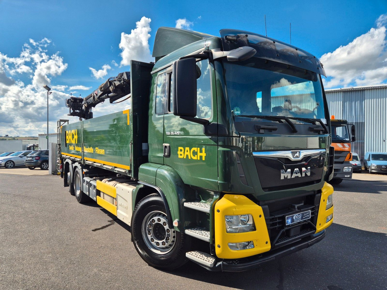 MAN TGS 26.420 6x2-4 LL Hiab 177K PRO 2 Stück - Samochód ciężarowy skrzyniowy/ Platforma: zdjęcie 3 MAN TGS 26.420 6x2-4 LL Hiab 177K PRO 2 Stück - Samochód ciężarowy skrzyniowy/ Platforma: zdjęcie 3