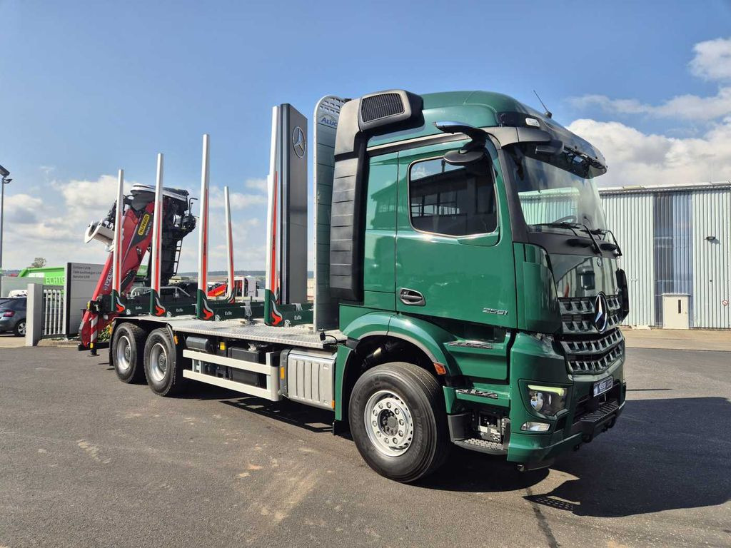 Mercedes-Benz Arocs 2651 L 6x4 Kran Epsilon TZ 12-86 Retarder - Samochód do drewna, Samochod ciężarowy z HDS: zdjęcie 2 Mercedes-Benz Arocs 2651 L 6x4 Kran Epsilon TZ 12-86 Retarder - Samochód do drewna, Samochod ciężarowy z HDS: zdjęcie 2